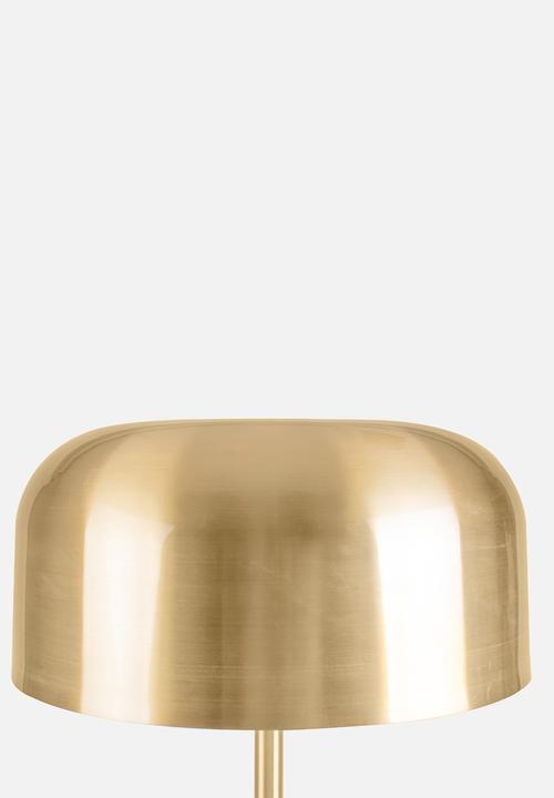 Present Time - Floor lamp capa metal matt - brushed gold