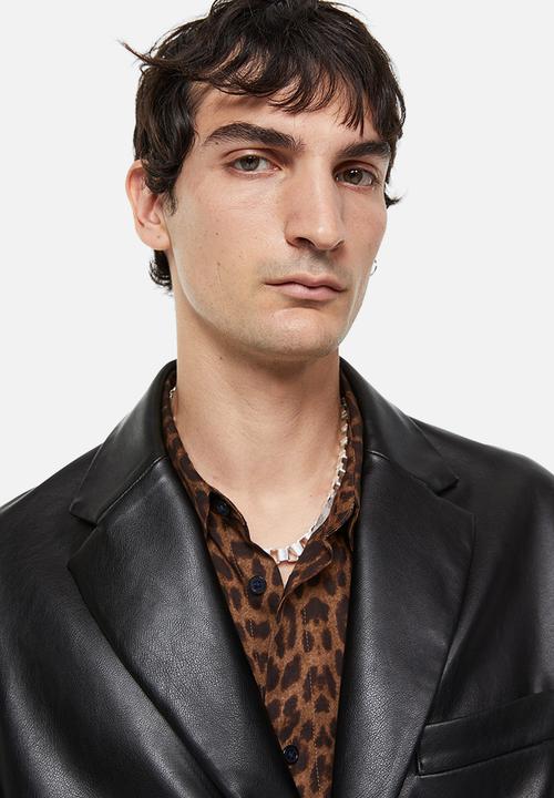 H&M - Relaxed fit unconstructed jacket - black