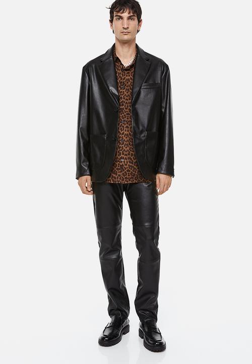 H&M - Relaxed fit unconstructed jacket - black