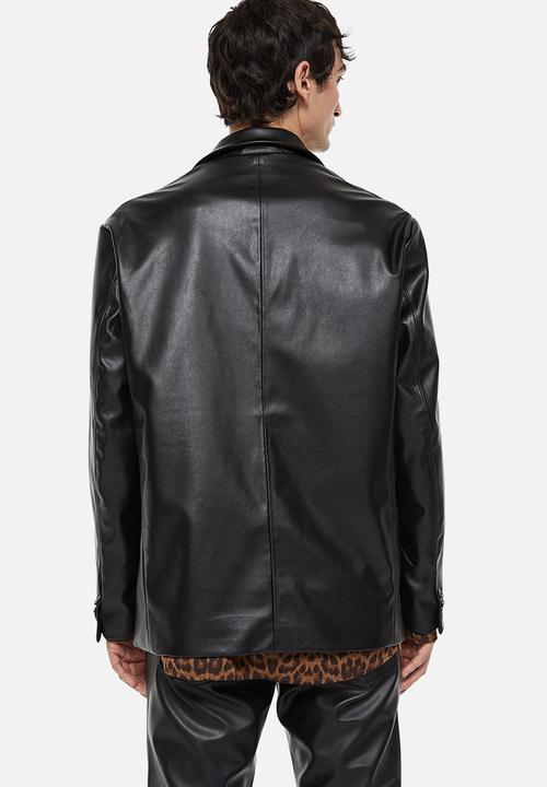 H&M - Relaxed fit unconstructed jacket - black