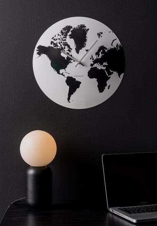 Present Time - Table Lamp Gala iron black w. glass ball