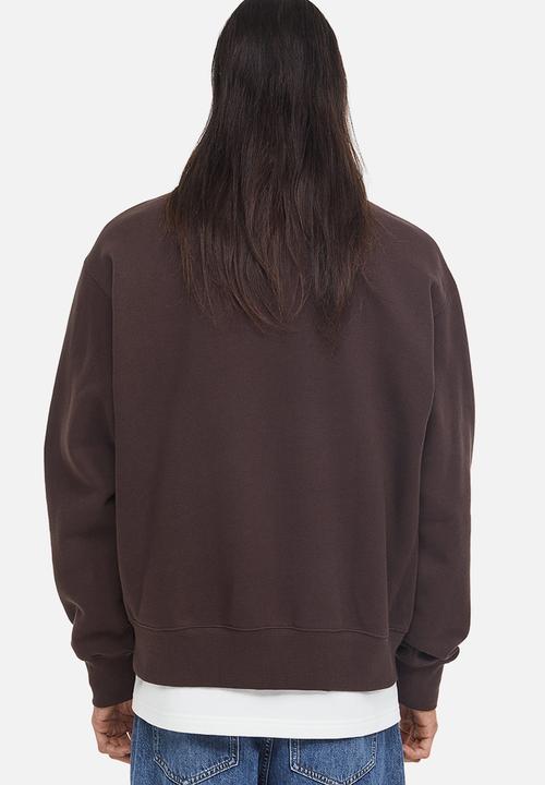 H&M - Oversized fit printed sweatshirt - brown/original resolution