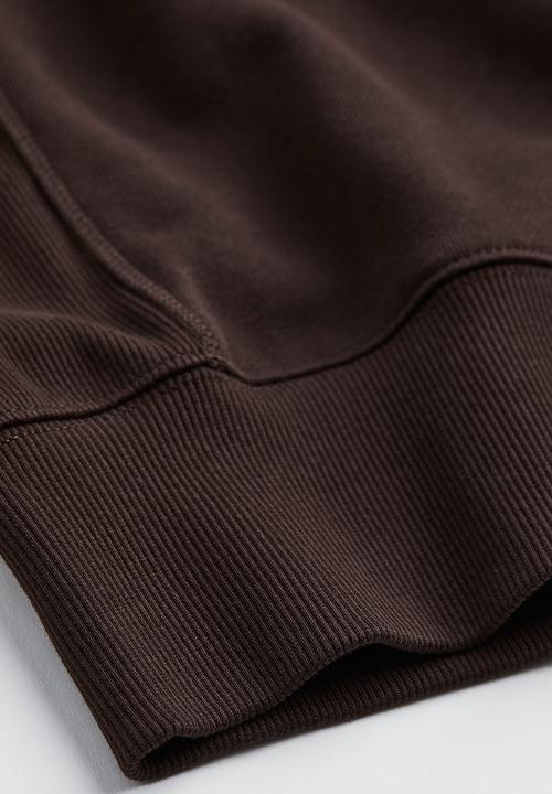 H&M - Oversized fit printed sweatshirt - brown/original resolution