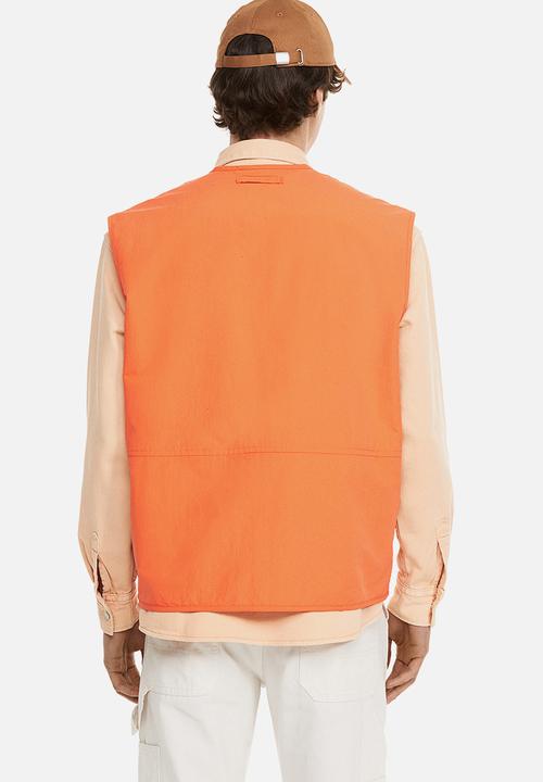 H&M - Relaxed fit nylon cargo gilet - orange