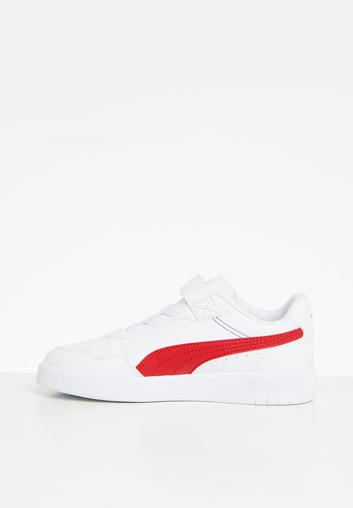 PUMA - Court ultra ac+ps - puma white/red/puma gold