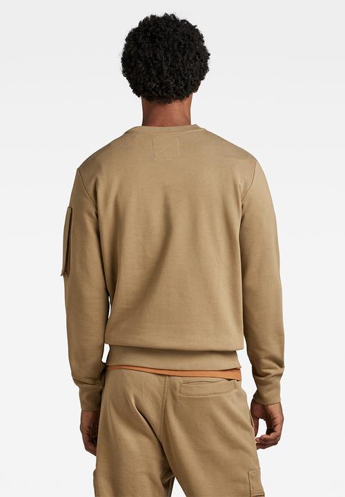 G-STAR - Cargo pocket r sw looper sweat o ub - berge