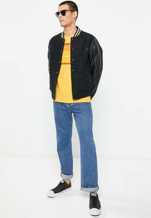 Superdry. - Vintage vl cali tee - desert ochre yellow marl