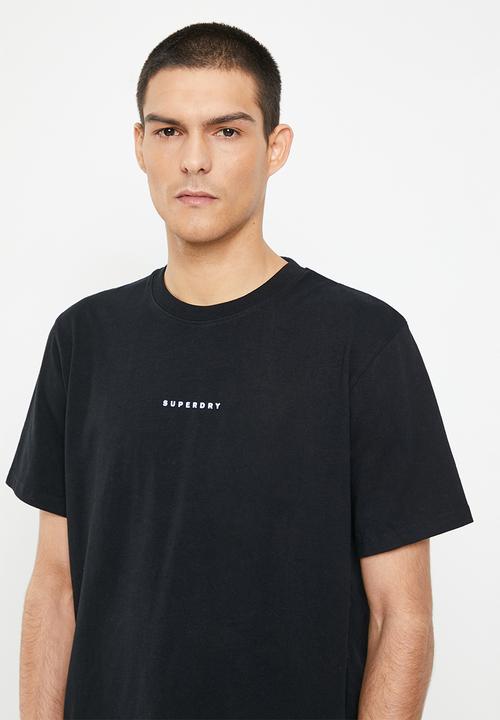 Superdry. - Code surplus logo tee - black