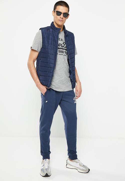 Superdry. - Vintage vl noos tee - athletic grey marl