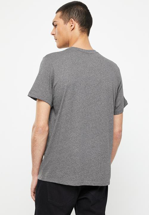 Superdry. - Vintage speedway tee - grey black twist grit