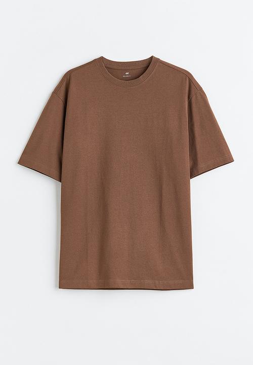 H&M - Relaxed fit T-shirt - brown