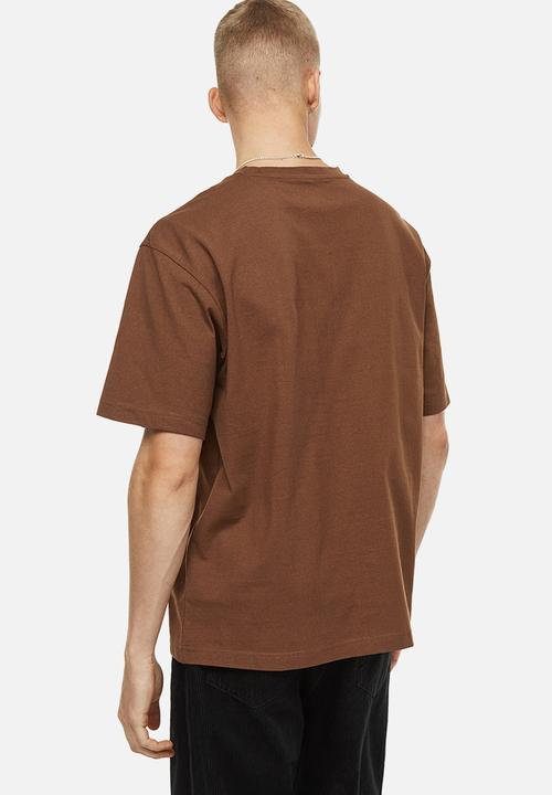 H&M - Relaxed fit T-shirt - brown