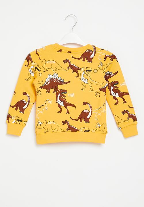 Pop Candy - Dino sweatshirt - yellow