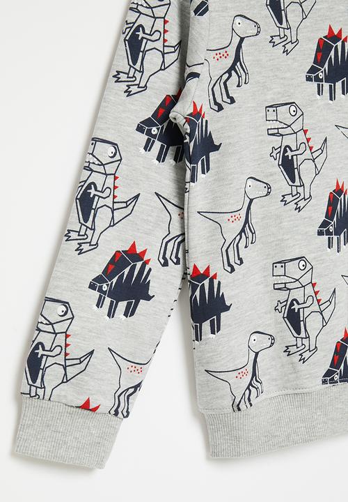 Pop Candy - Dino sweatshirt - grey