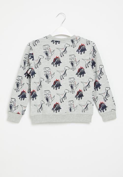 Pop Candy - Dino sweatshirt - grey