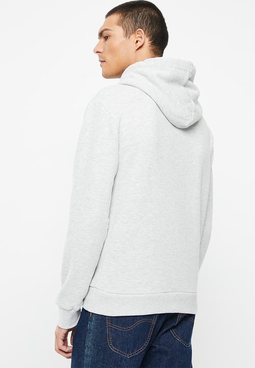 Superdry. - Vintage trade tab hood - glacier grey marl