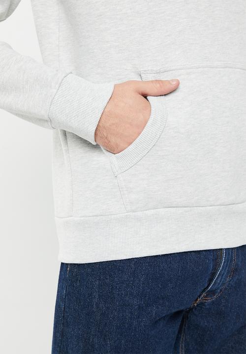 Superdry. - Vintage trade tab hood - glacier grey marl