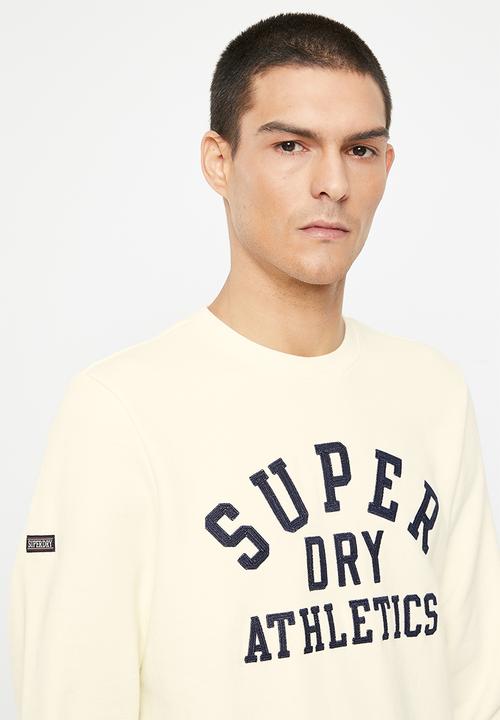 Superdry. - Vintage gym athletic crew - winter cream