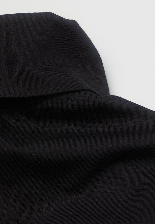 H&M - Polo-neck top - black