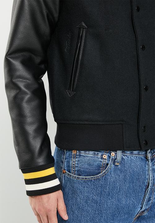 Superdry. - Vintage college varsity bomber - vintage black