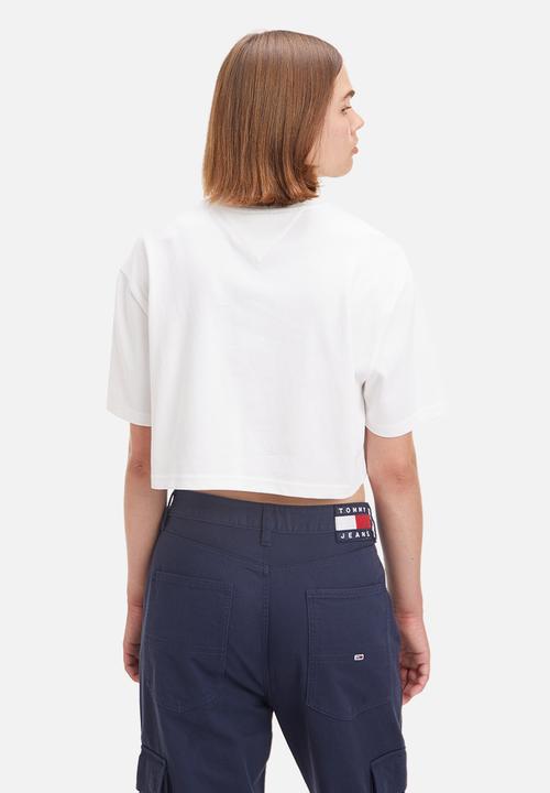 Tommy Hilfiger - TJW crop archive tee - white