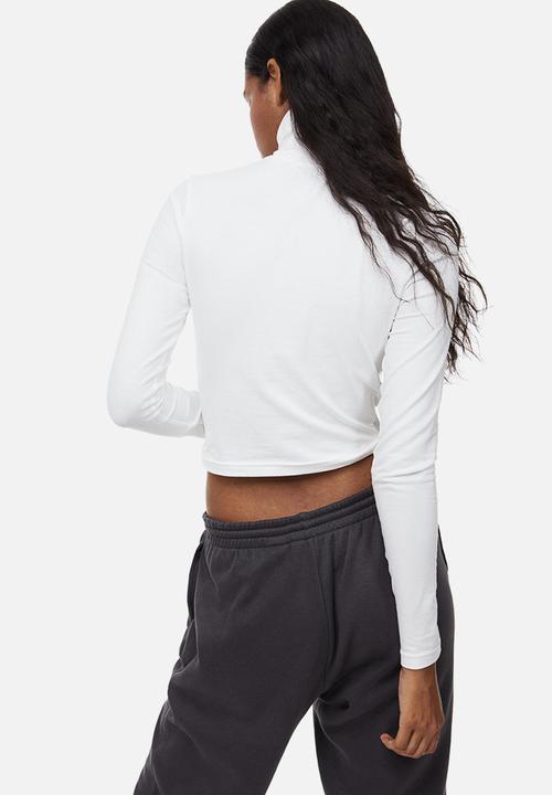 H&M - Polo-neck top - white