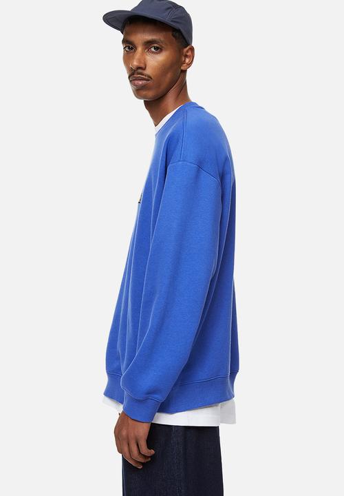 H&M - Relaxed fit sweatshirt - bright blue/graduated