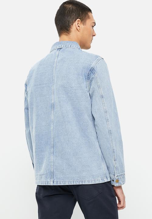 Jonathan D - Lewis branded long sleeve denim jacket - light blue