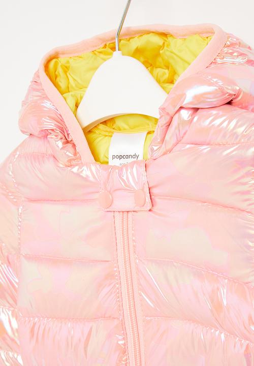 Pop Candy - Kids metallic jacket - pink