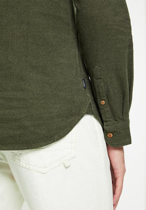 Superdry. - Vintage trailsman flannel - dark khaki