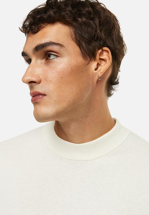 H&M - Slim fit fine-knit turtleneck jumper - cream