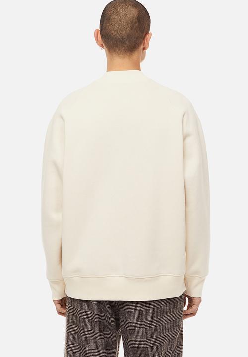 H&M - Relaxed fit sweatshirt - cream/creative collective