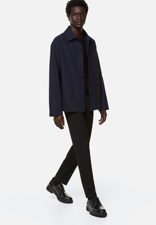 H&M - Regular fit twill shacket - navy blue