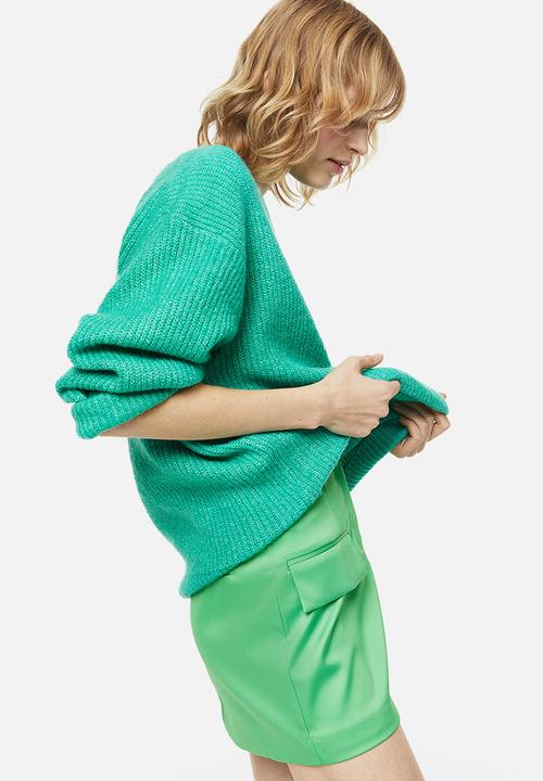 H&M - Rib-knit jumper - green