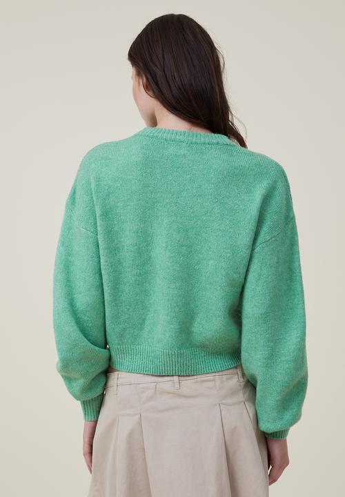 Cotton On - Blondie crew pullover - fern green
