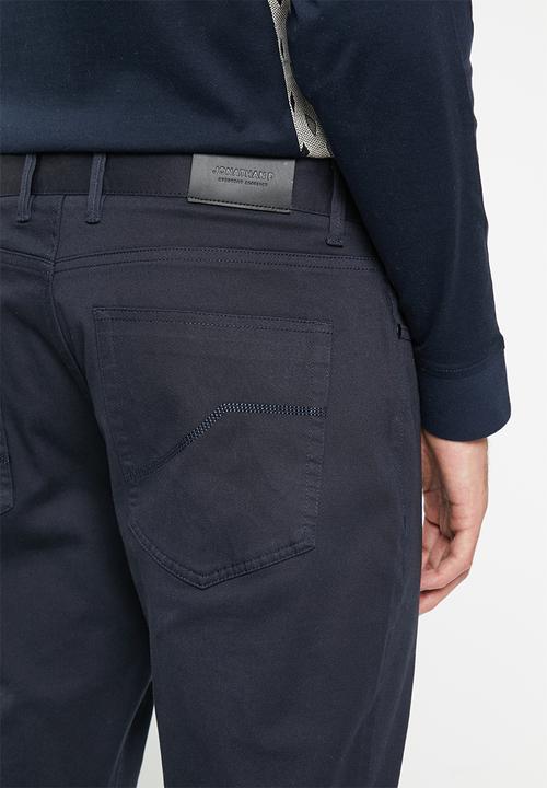 Jonathan D - Victor cotton trousers - navy 