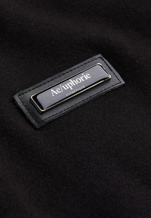 H&M - Relaxed fit appliquéd sweatshirt - black