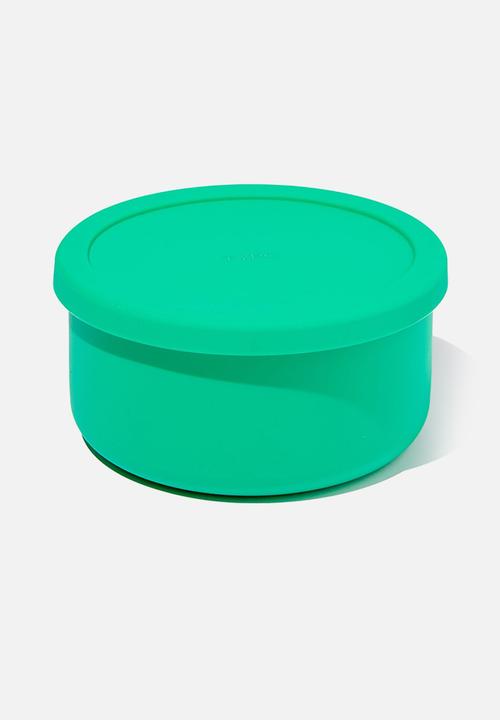 Typo - Fill Me Up Silicone Container 1.3l - Round Jungle Teal