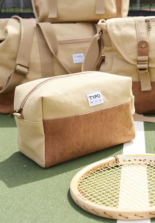 Typo - Explorer Wash Bag - Sand / Mid Tan