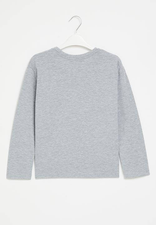 Superbalist - Girls graphic tee - grey