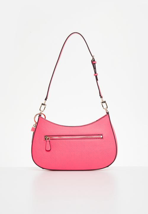 GUESS - Noelle top zip shoulder bag - magenta