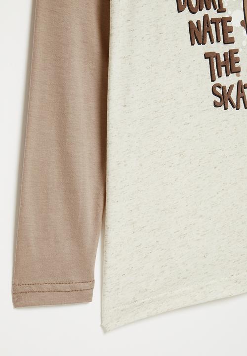 Superbalist - Boys graphic twofer - oatmeal