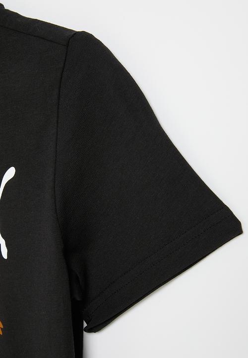 PUMA - Ess+puma mates tee - puma black