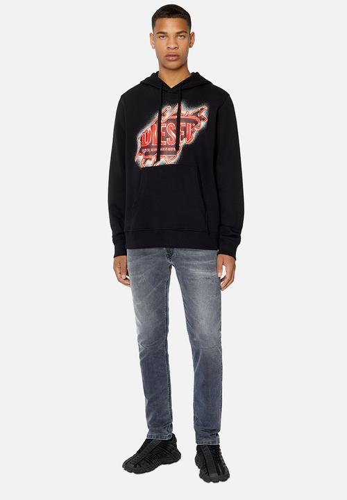 Diesel  - S-ginn-hood-e8 - black