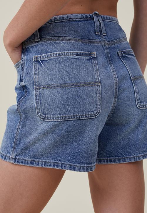 Cotton On - Harley Denim Short - Surfers Blue
