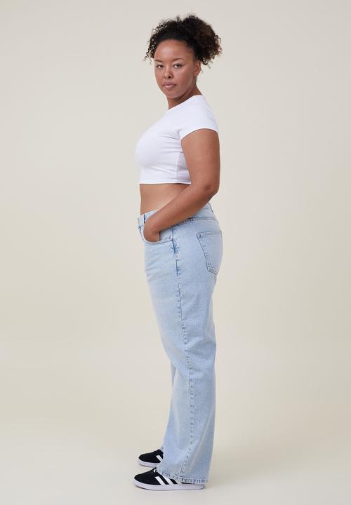 Cotton On - Loose Straight Jean - Palm Blue