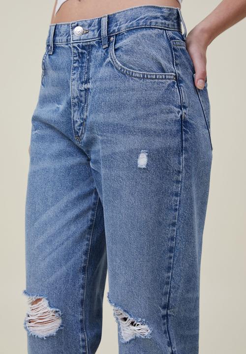 Cotton On - Loose Straight Jean - Surfers Blue Rip