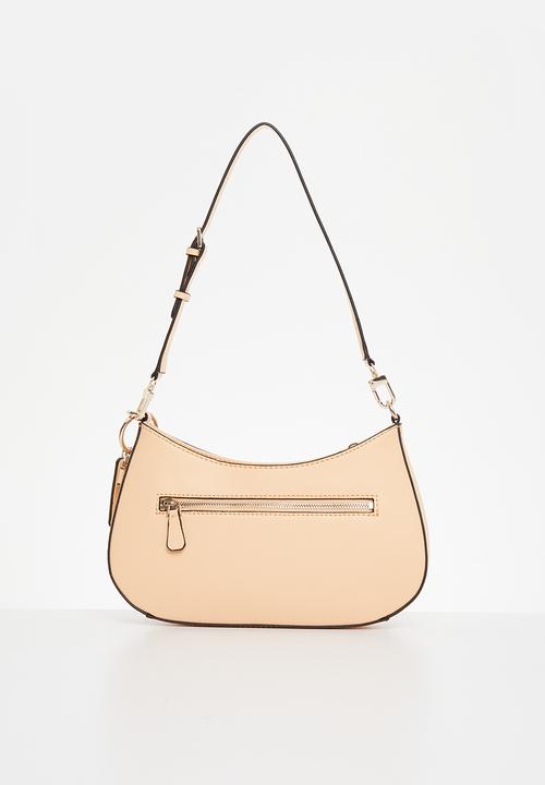 GUESS - Noelle top zip shoulder bag - apricot cream