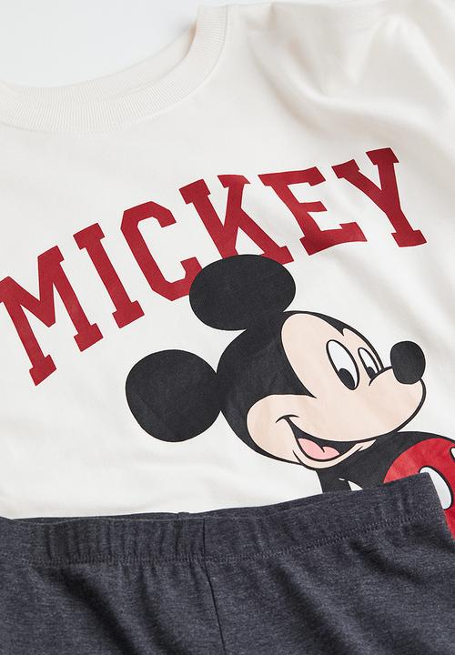 H&M - Printed pyjamas - white mickey mouse