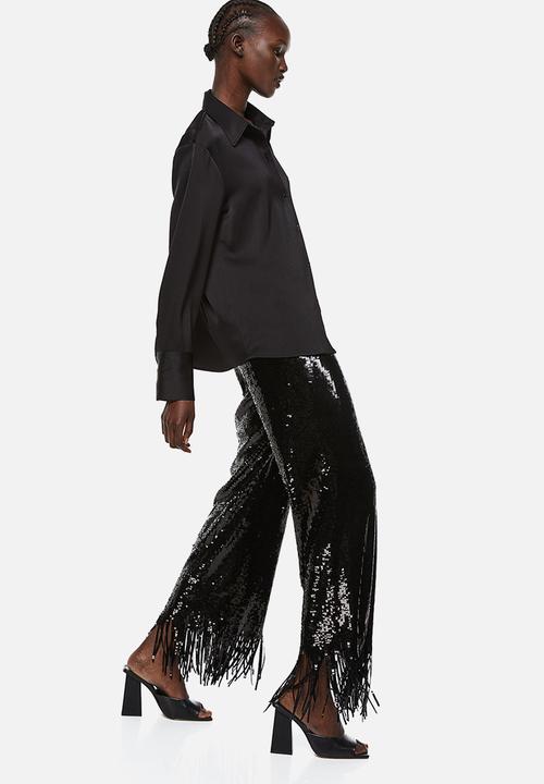H&M - Fitted shirt - black